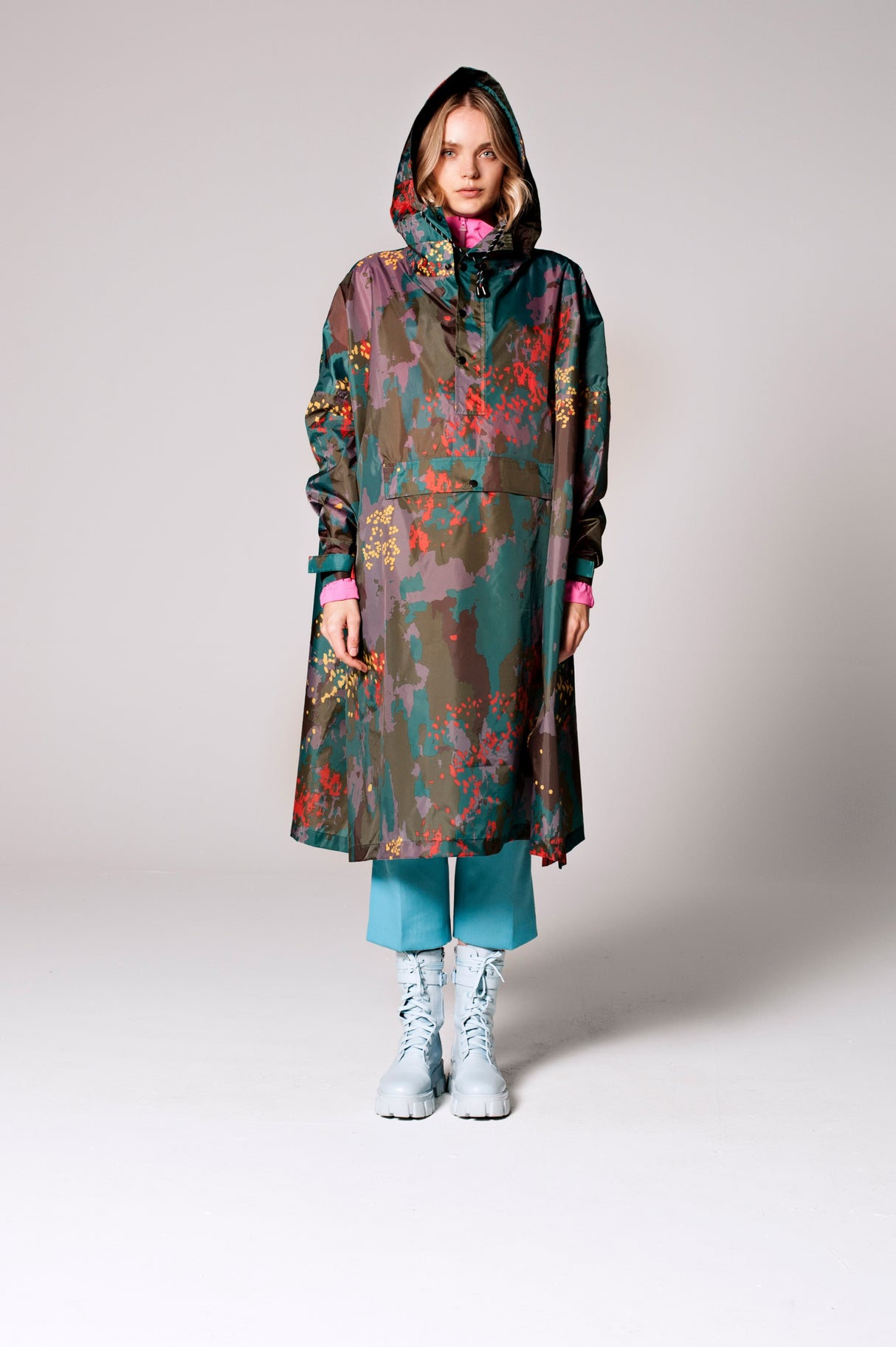 Rainkiss Digi Forest Camo - Rain Poncho