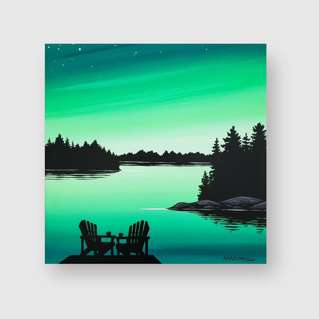 Emerald Evening VIII - Monica Morrill