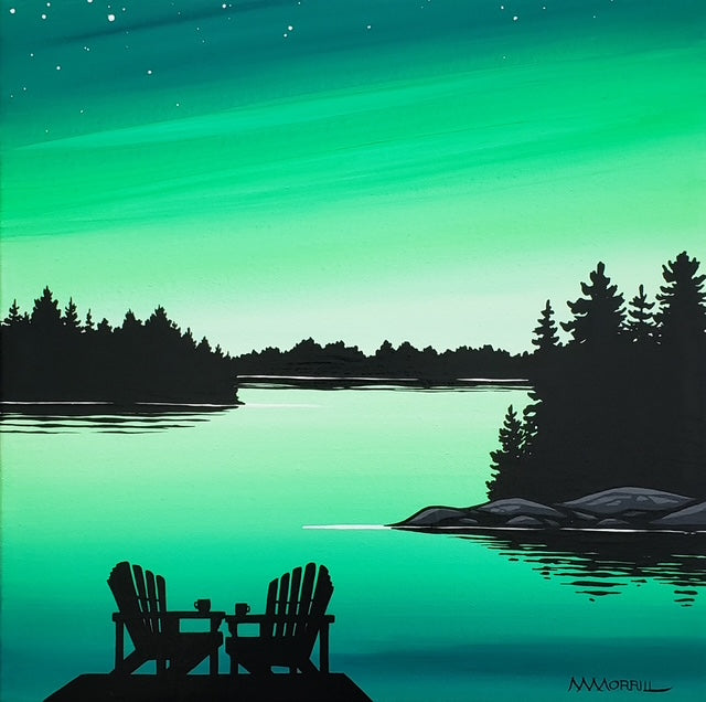 Emerald Evening VIII - Monica Morrill