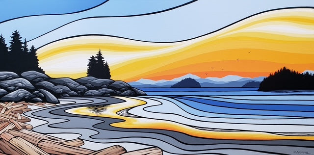 Peaceful Coast - Monica Morrill