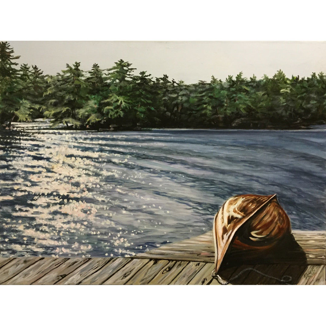 Sunkissed Canoe - Ellen Cowie