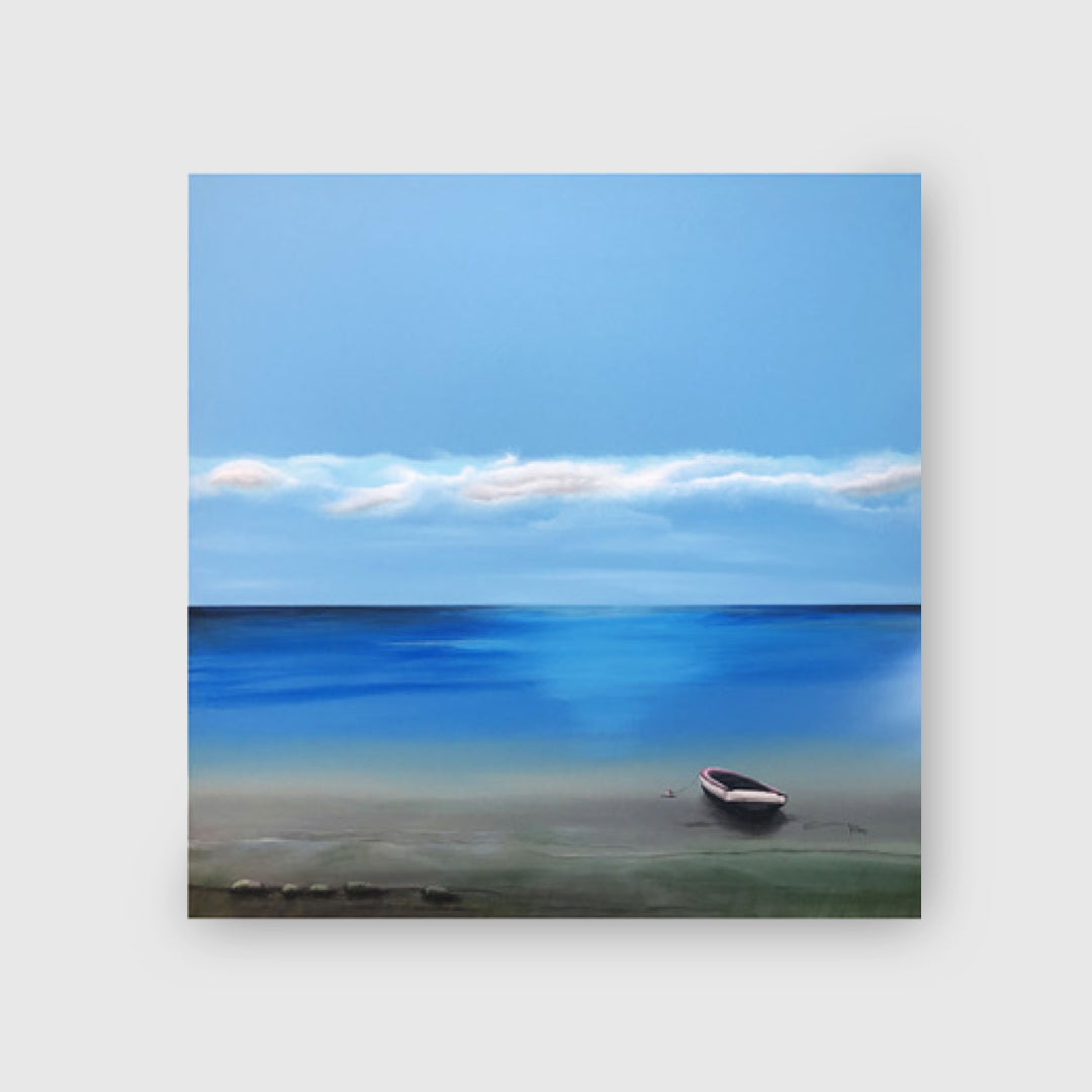 Barque Parmi Les Joncs - Christian Roy