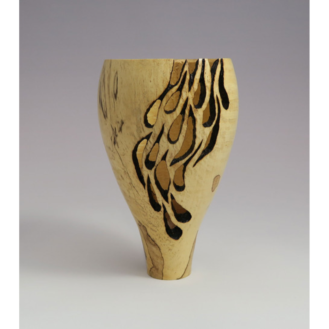 Maple Vase with Fire - Frank Didomizio
