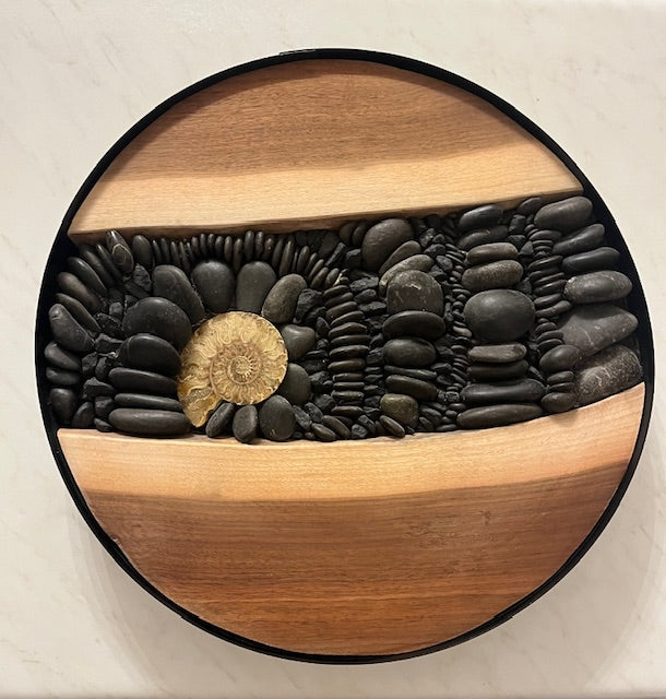 20” Stone Art ‘Amoeboid’ - Live Edge Forest