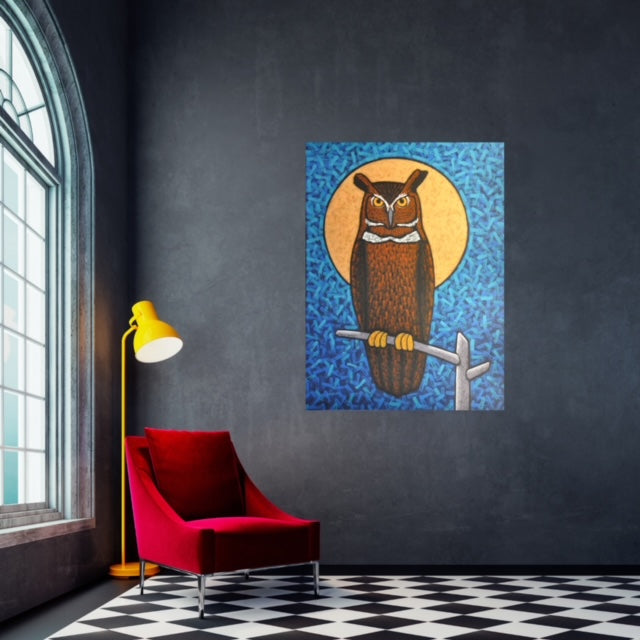 Owling at the Moon - John Ovcacik