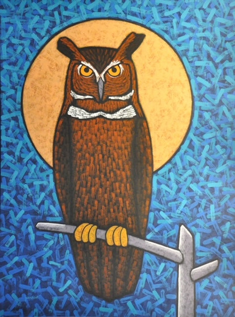 Owling at the Moon - John Ovcacik