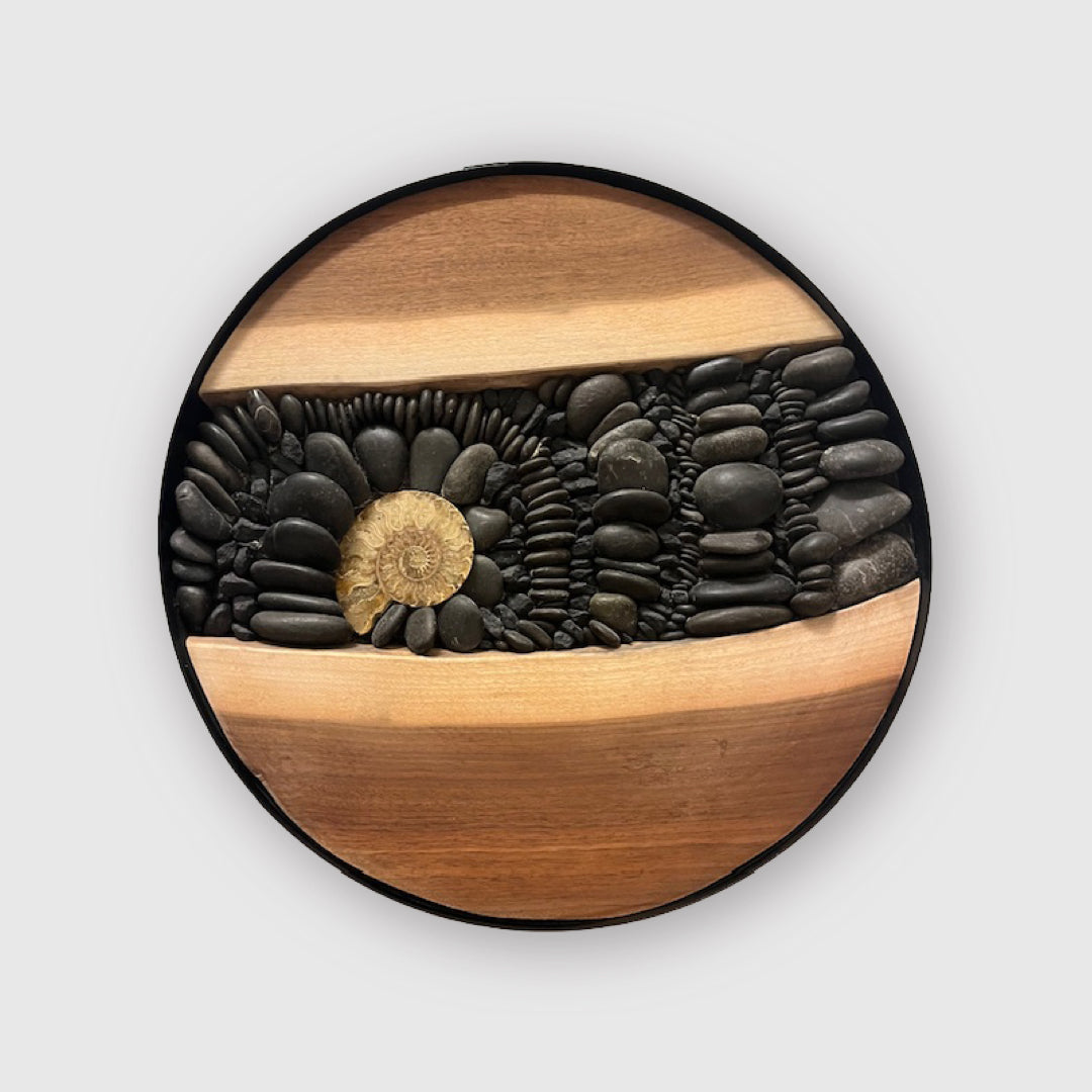 20” Stone Art ‘Amoeboid’ - Live Edge Forest