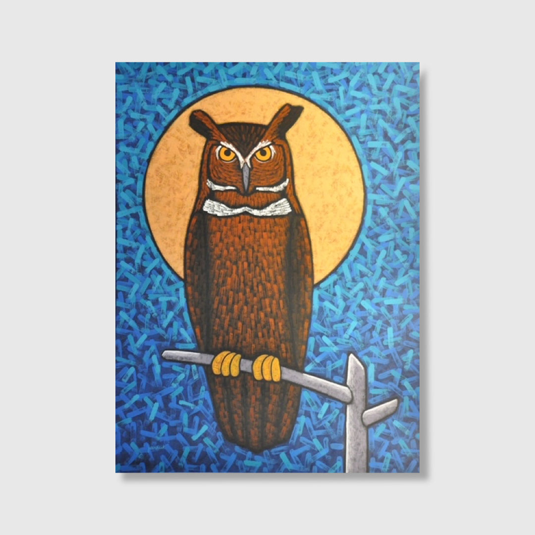 Owling at the Moon - John Ovcacik