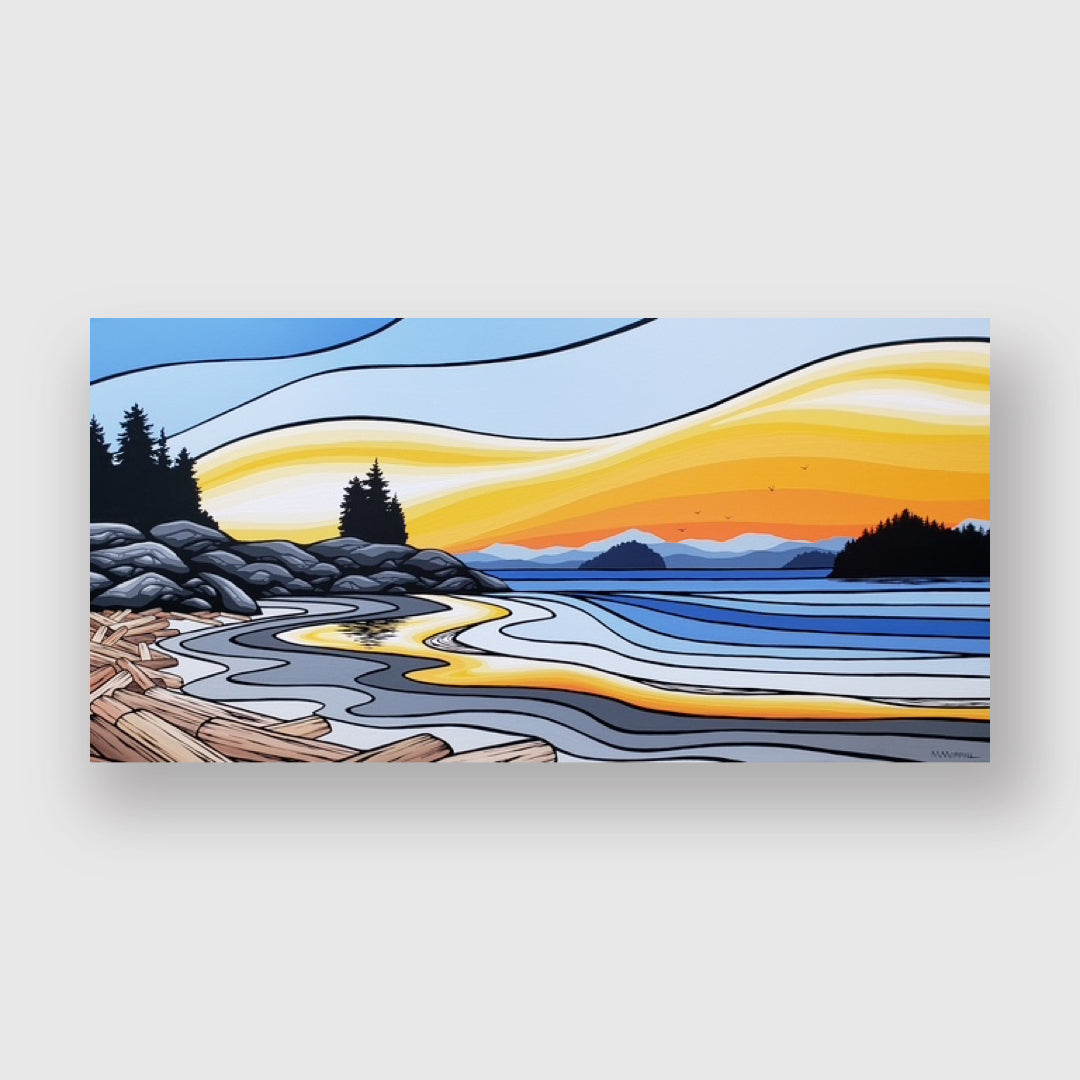 Peaceful Coast - Monica Morrill