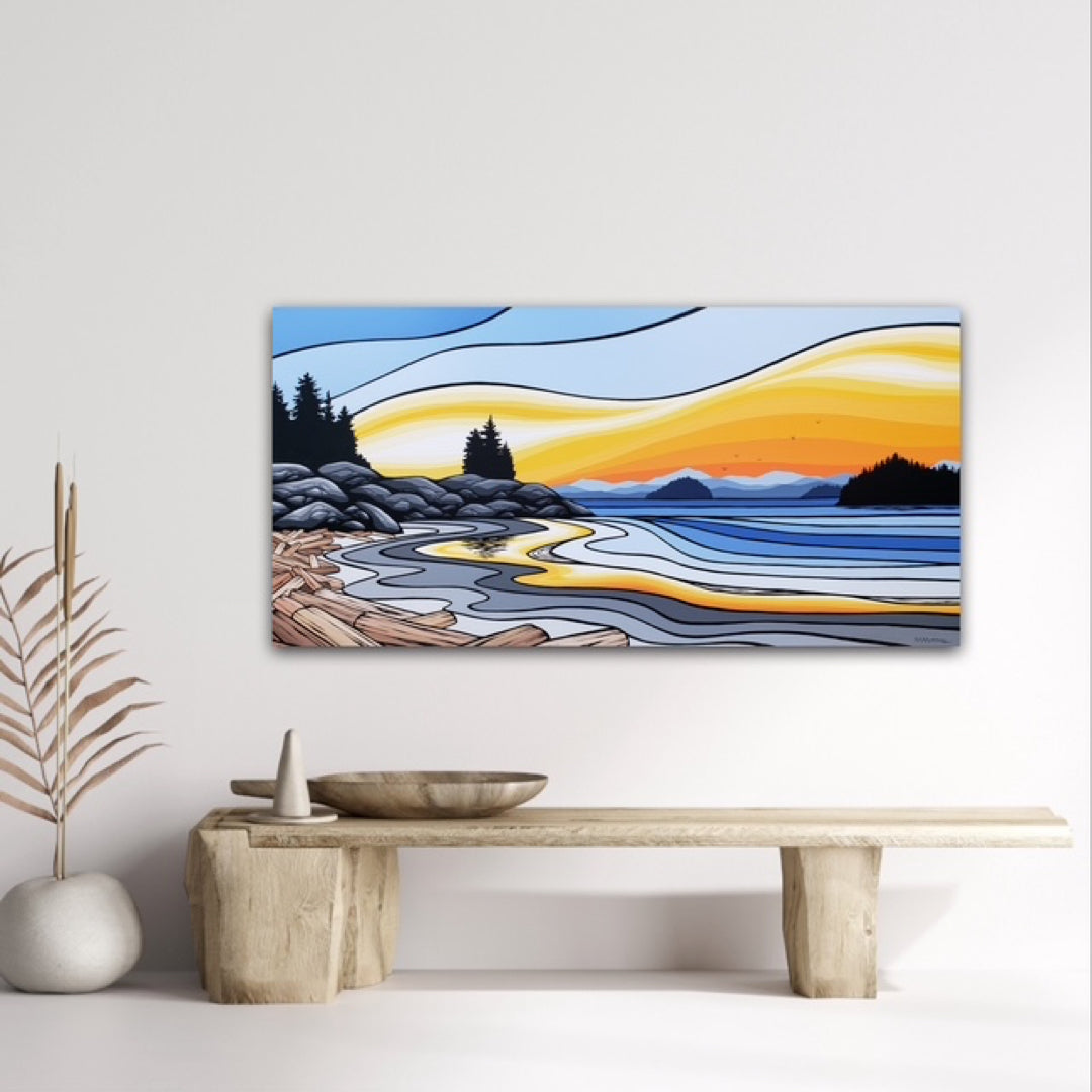 Peaceful Coast - Monica Morrill