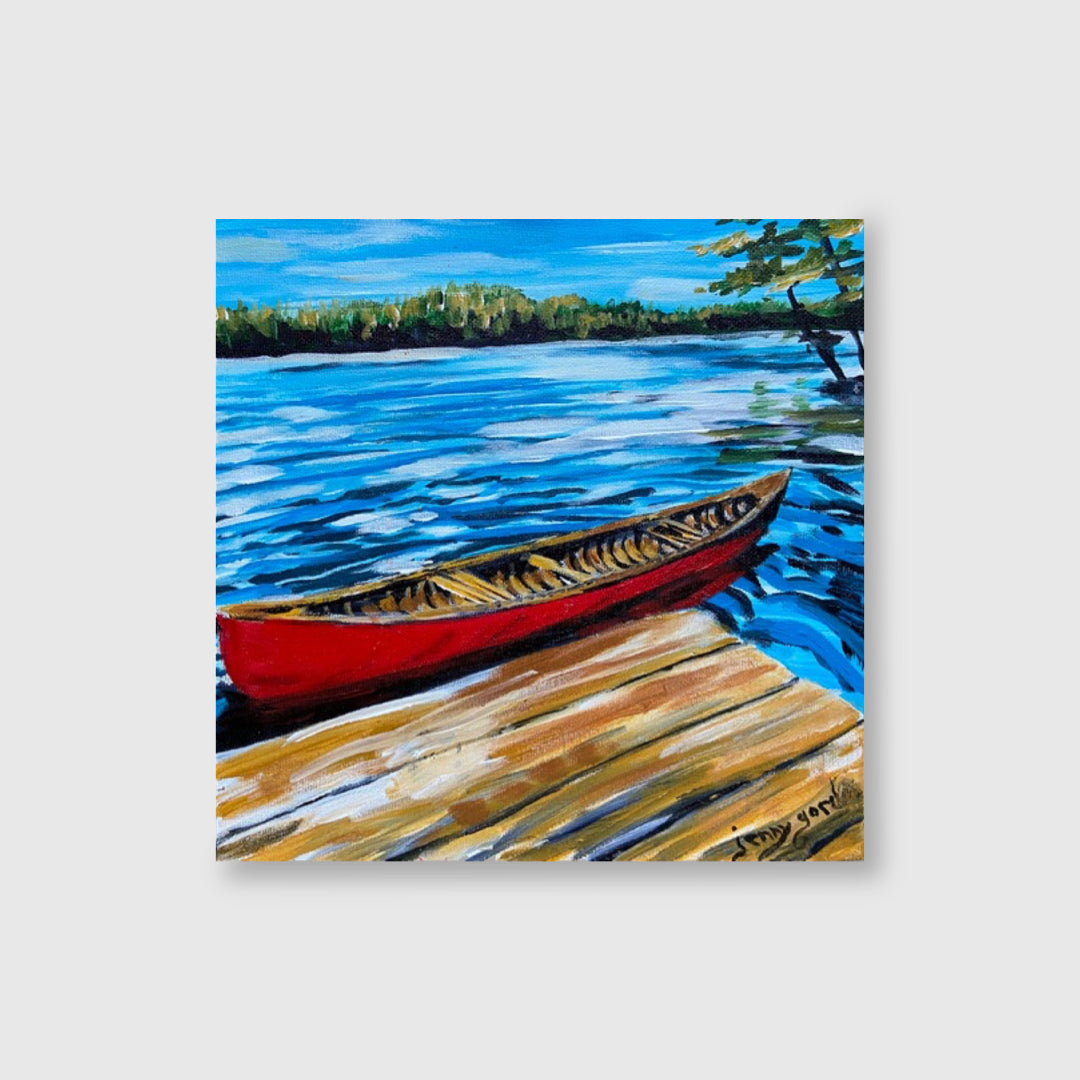 Red Canoe - Jenny Gordon