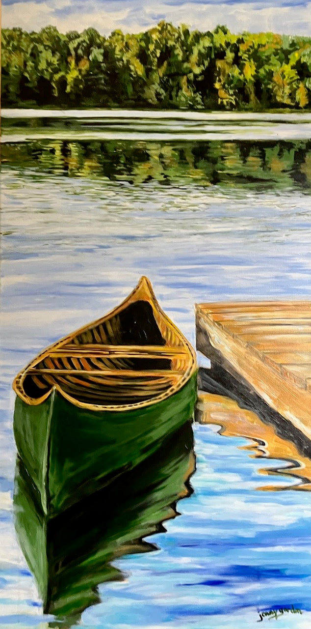 Green Canoe - Jenny Gordon
