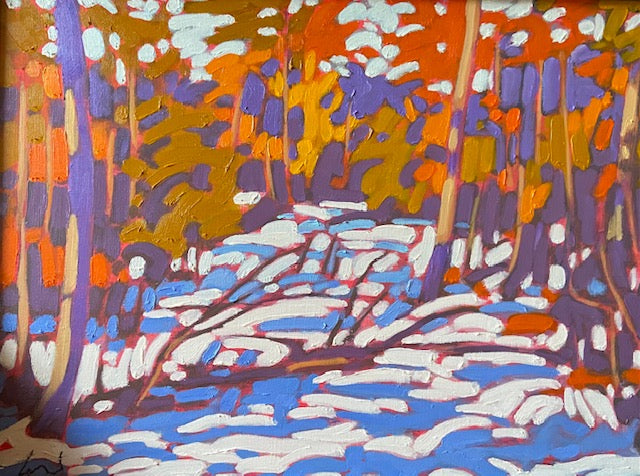 Early Snow  Study - John Lennard