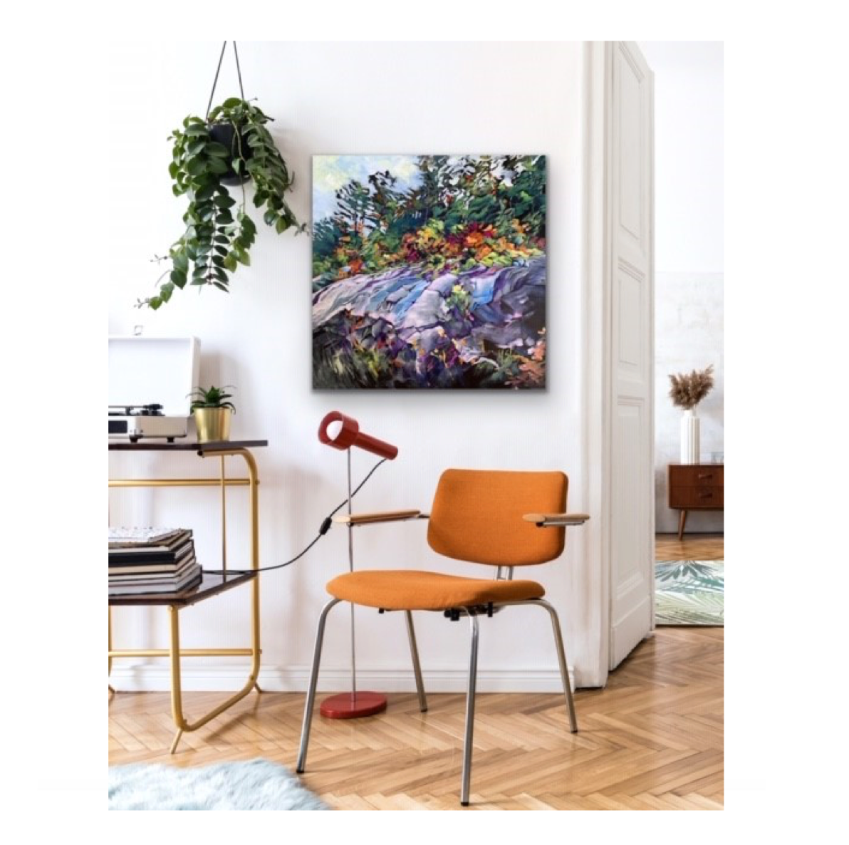 Free Fallin' - Miriam Slan-Painting-Eclipse Art Gallery