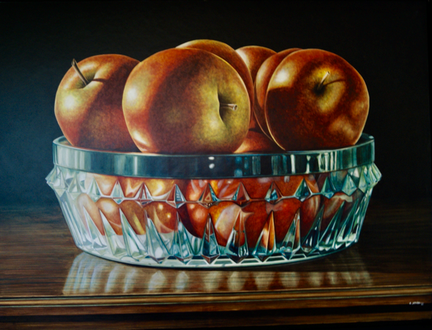 Apples - Ed Novak-Painting-Eclipse Art Gallery