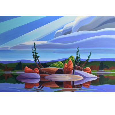 Serenity Island - Barbel Smith-Painting-Eclipse Art Gallery