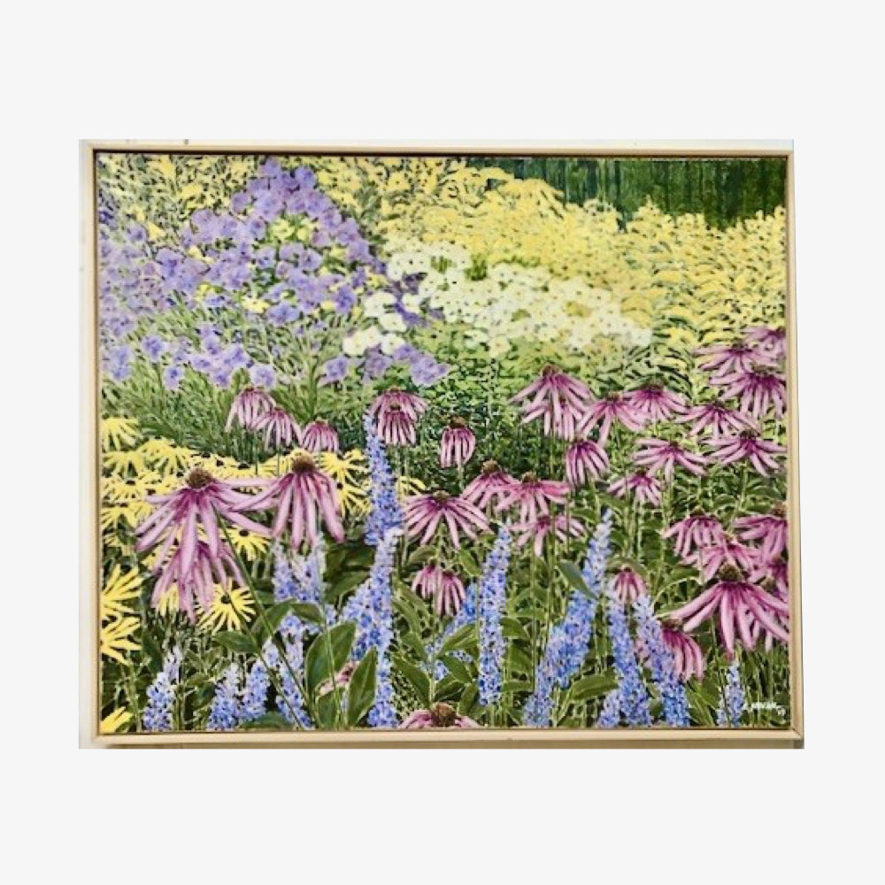 Garden - Ed Novak-Painting-Eclipse Art Gallery