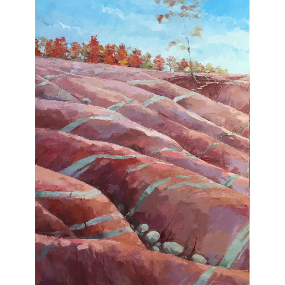 Good Badlands - Jeannette Obbink-Painting-Eclipse Art Gallery