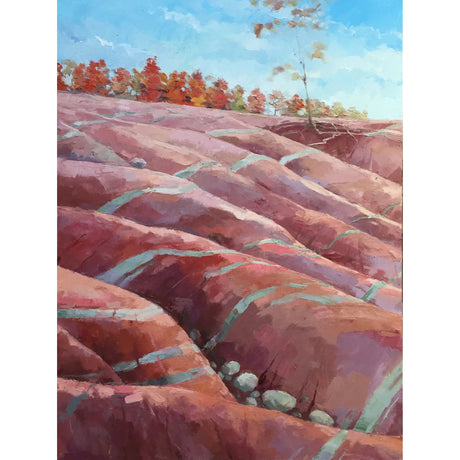 Good Badlands - Jeannette Obbink-Painting-Eclipse Art Gallery