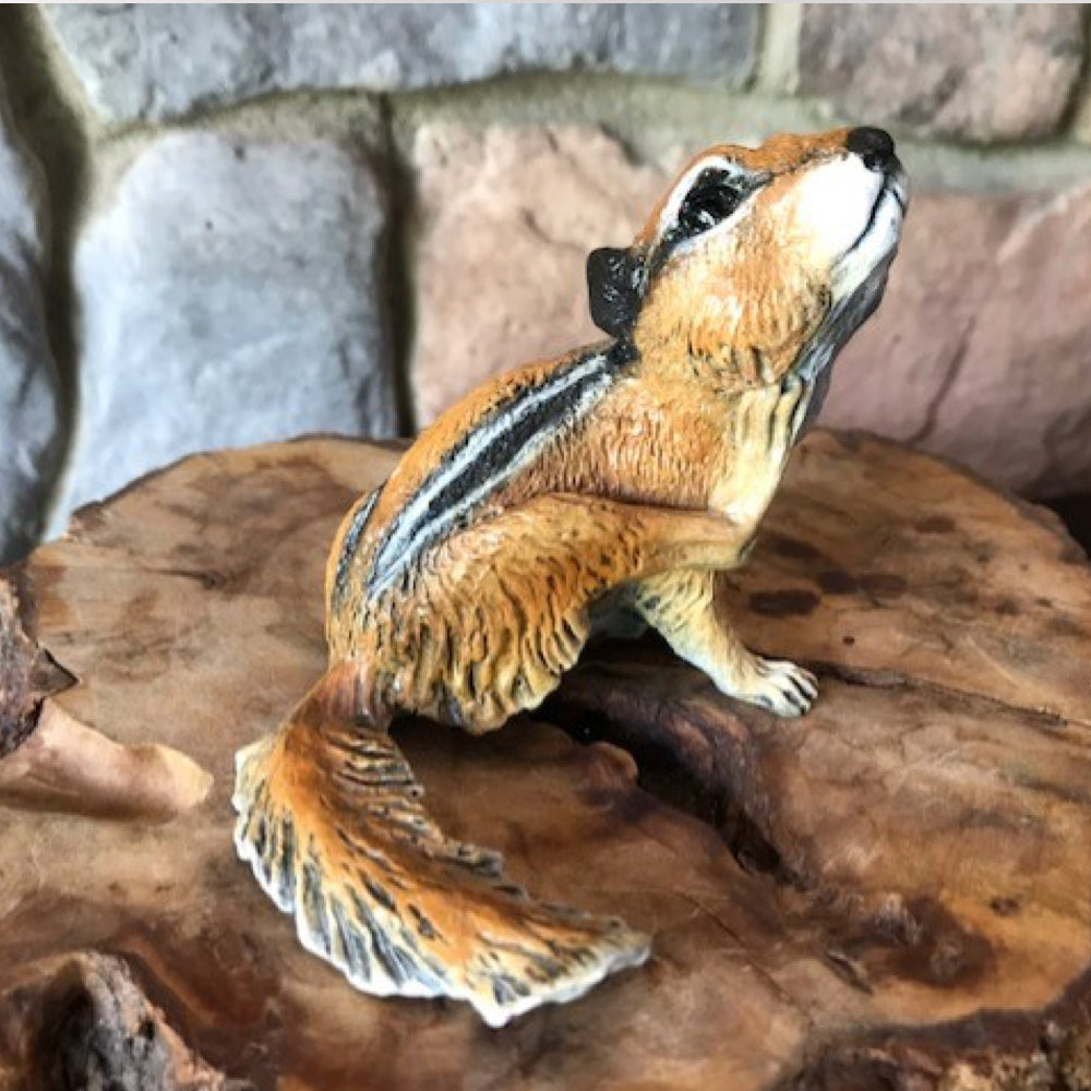 Chipmunk - Scratchy - Reg Parsons-Sculpture-Eclipse Art Gallery