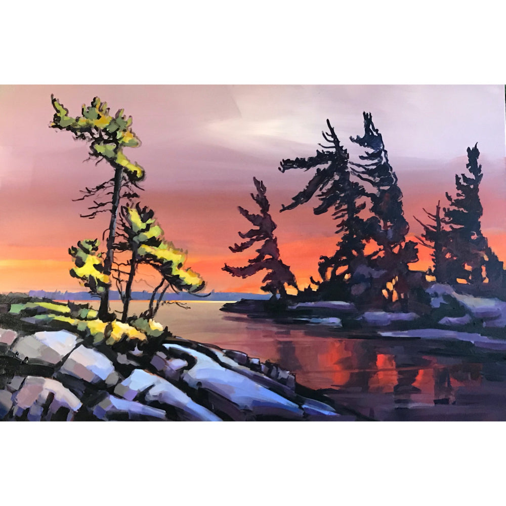 Giving Away Tonight - Jerzy Werbel-Painting-Eclipse Art Gallery