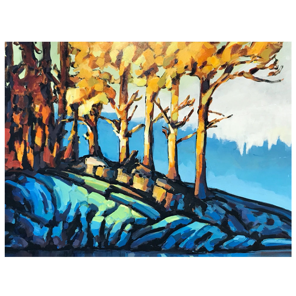 West Side - Jerzy Werbel-Painting-Eclipse Art Gallery