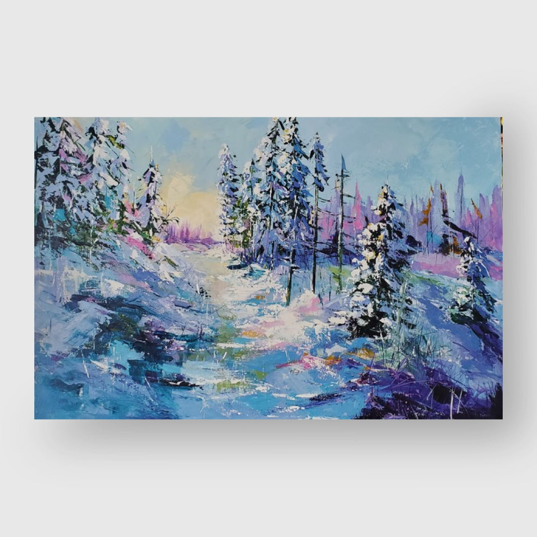A Pastel Winters Day - Sylvia Kerschl – Eclipse Art Gallery