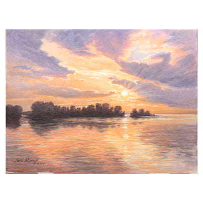 A Sunrise Over Ontario Lake - Jan Rinik