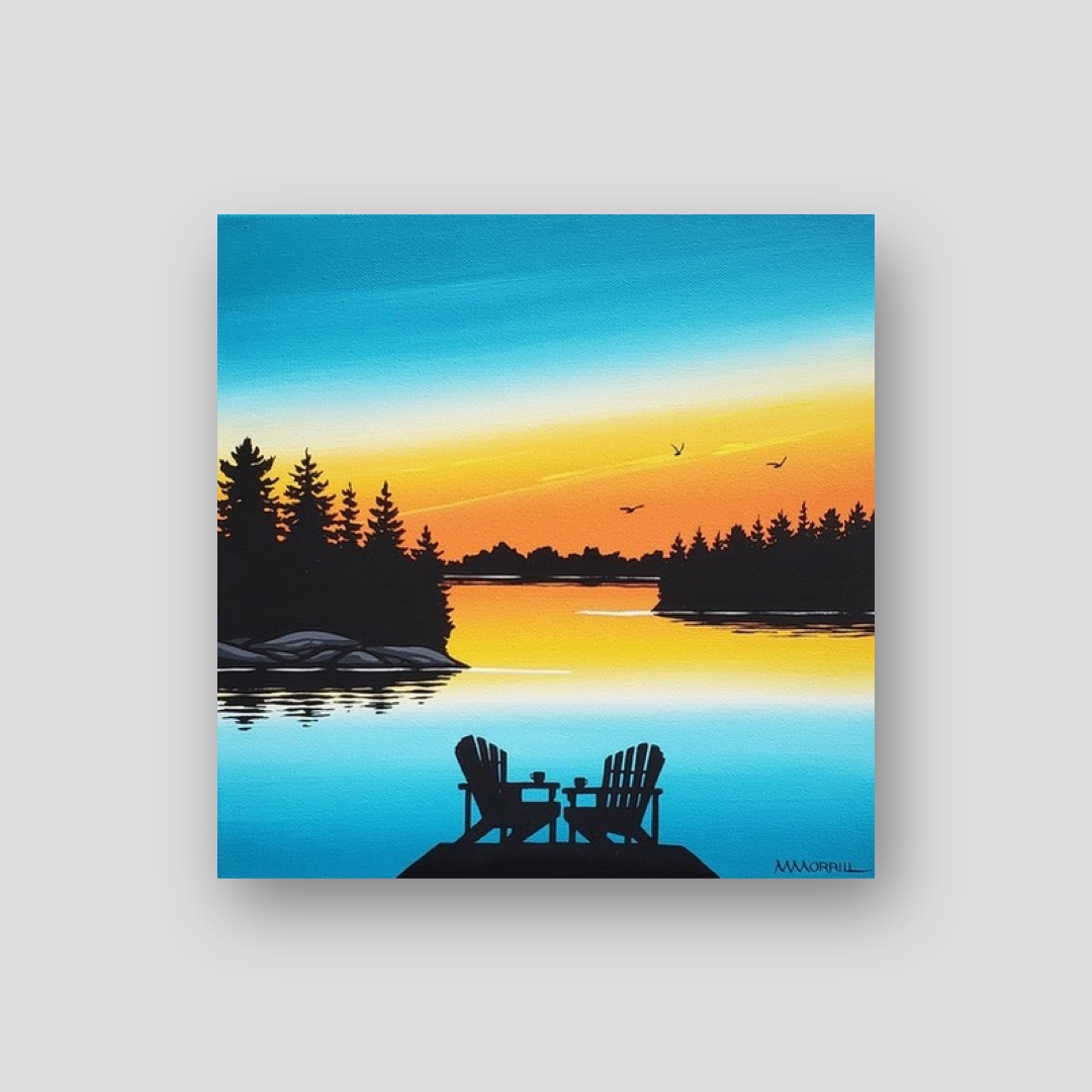 Lakeside Sunset XII - Monica Morrill