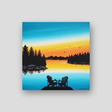 Lakeside Sunset XII - Monica Morrill