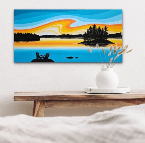 Lakeside Evening - Monica Morrill