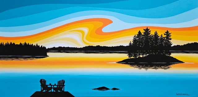 Lakeside Evening - Monica Morrill
