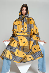 Rainkiss 'Smiley Originals' Sunset Smiley - Rain Poncho