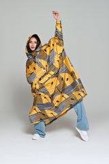 Rainkiss 'Smiley Originals' Sunset Smiley - Rain Poncho