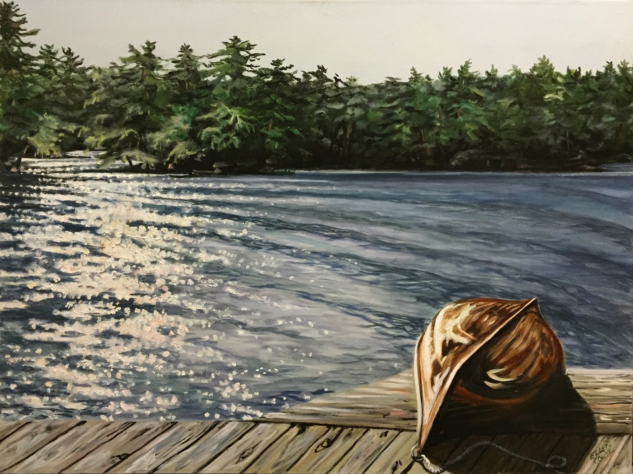 Sunkissed Canoe - Ellen Cowie