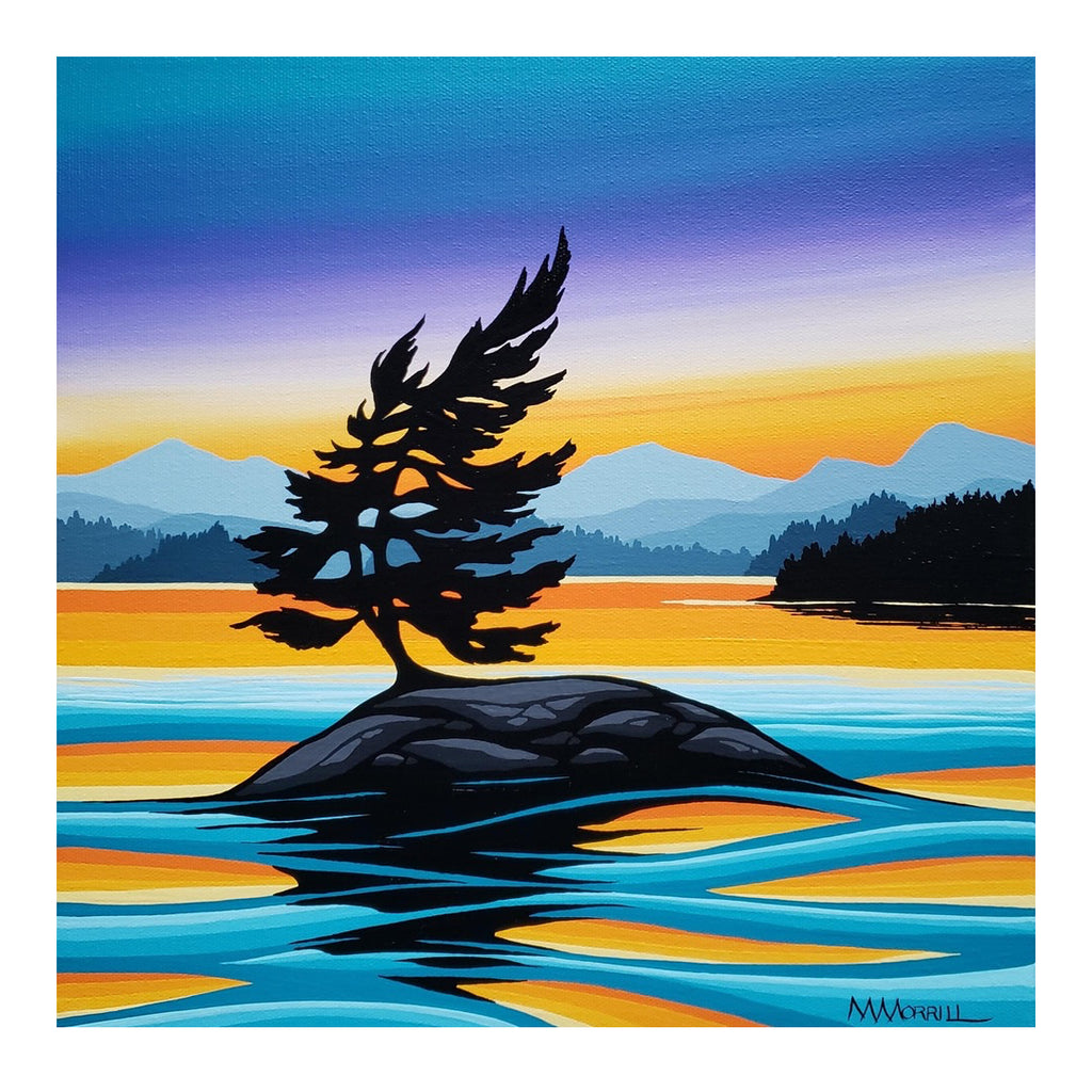 Northern Reflections #6 by Monica Morrill, Acrylic on Canvas