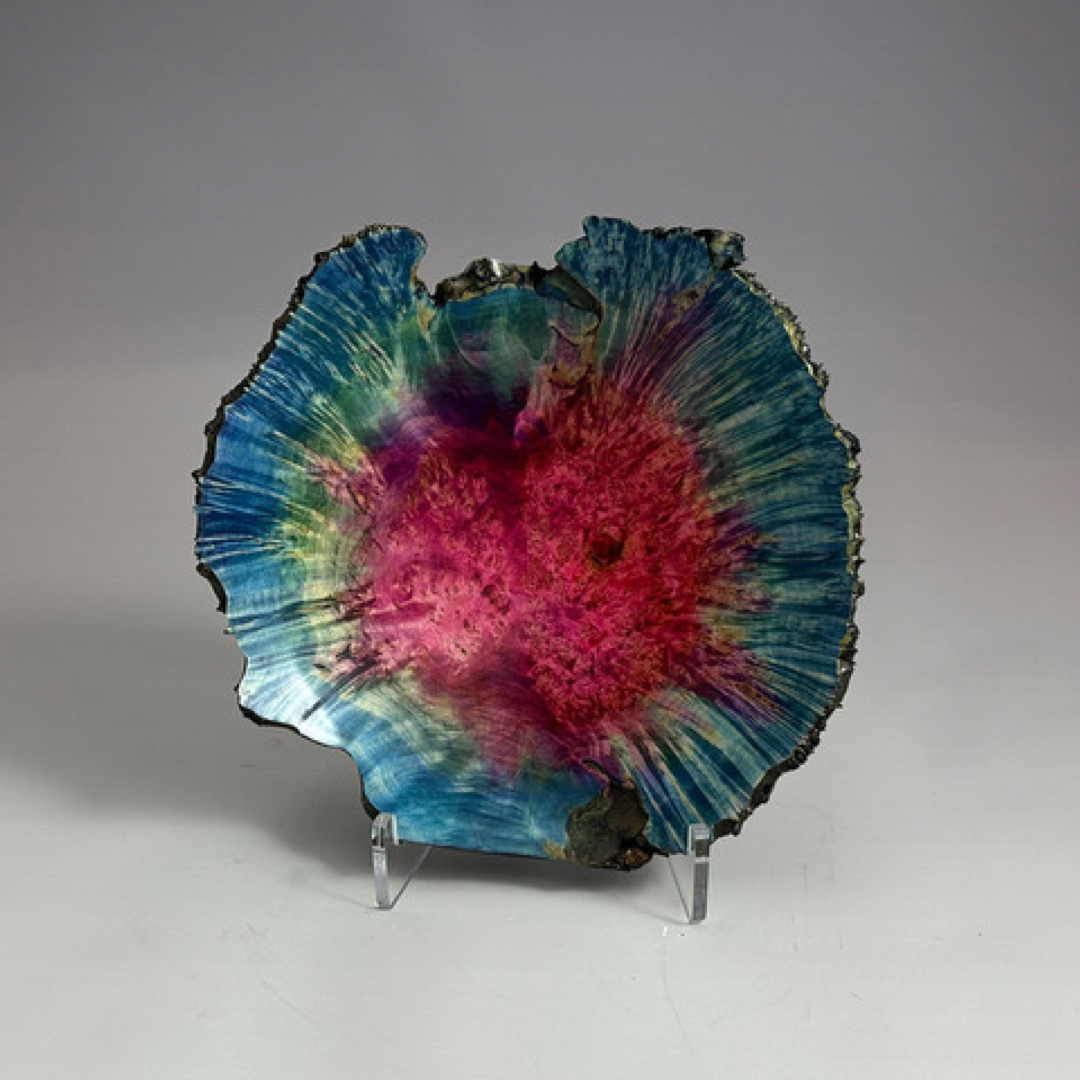 Boxelder Burl Live Edge Shallow Bowl - Frank Didomizio