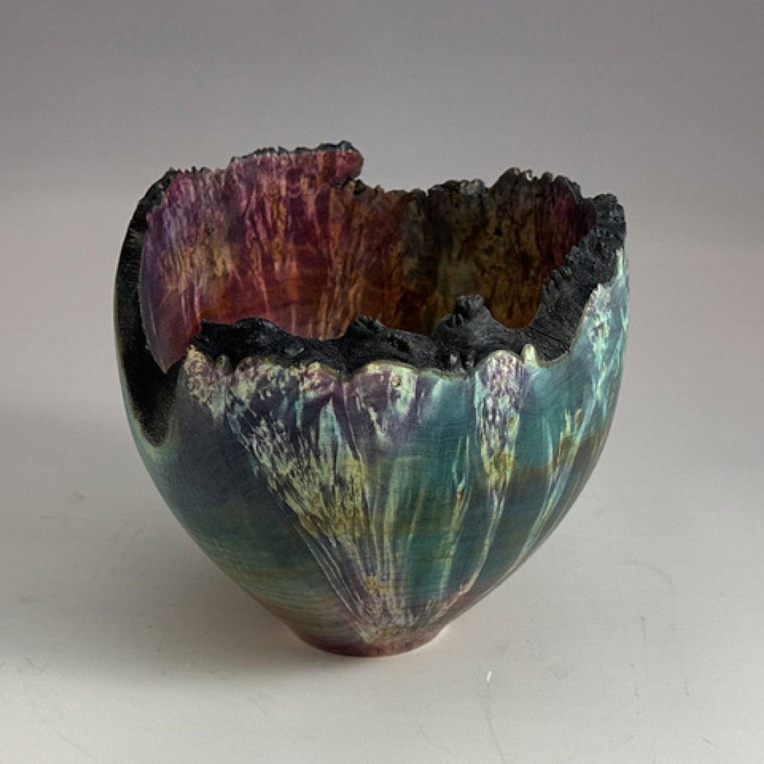 Boxelder Burl Live Edge Vase - Frank Didomizio