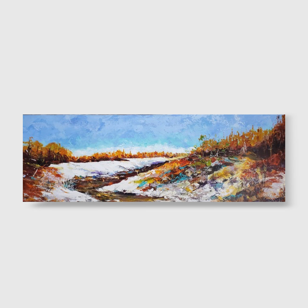 Winter Creek Bed - Sylvia Kerschl