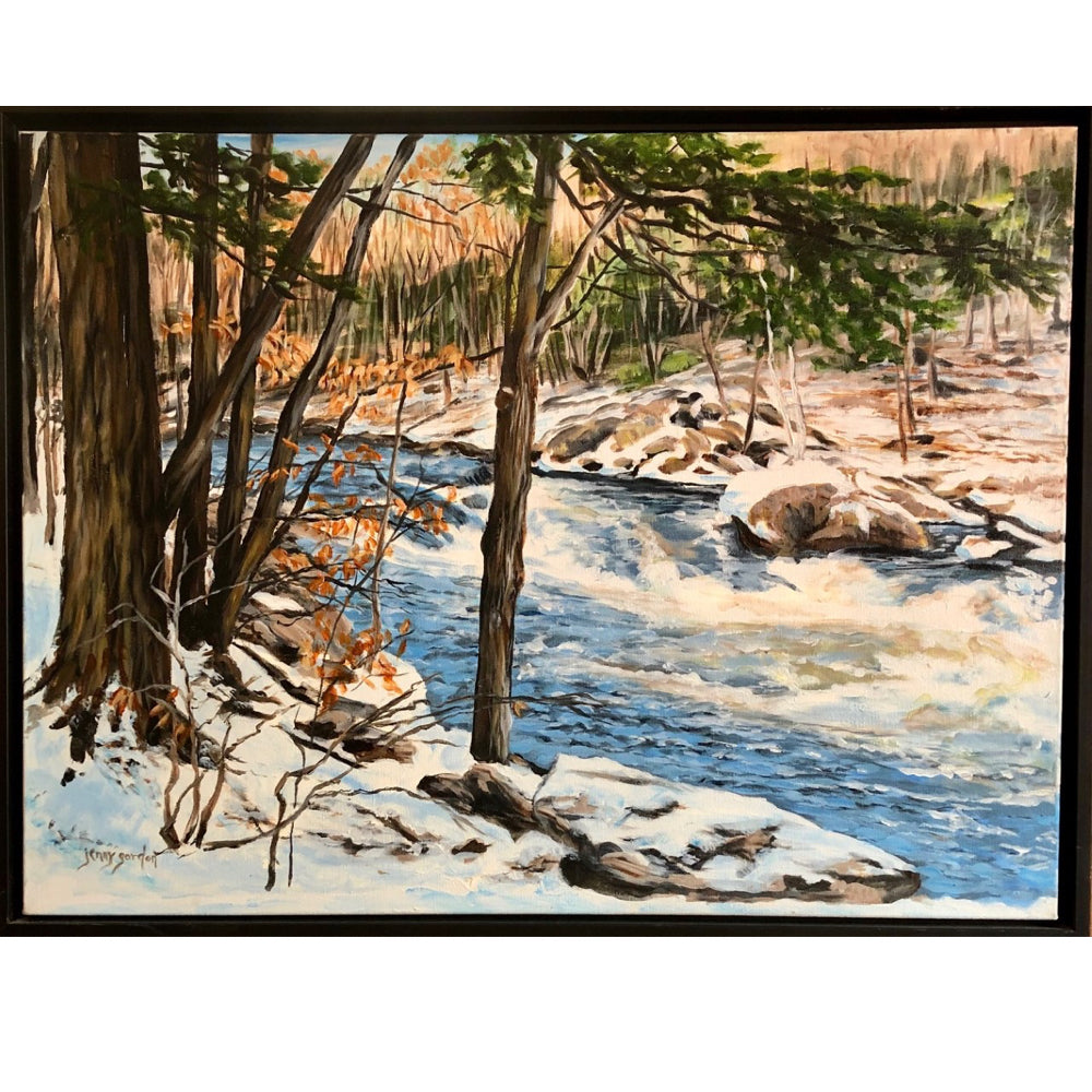 Oxtongue River - Jenny Gordon-Painting-Eclipse Art Gallery