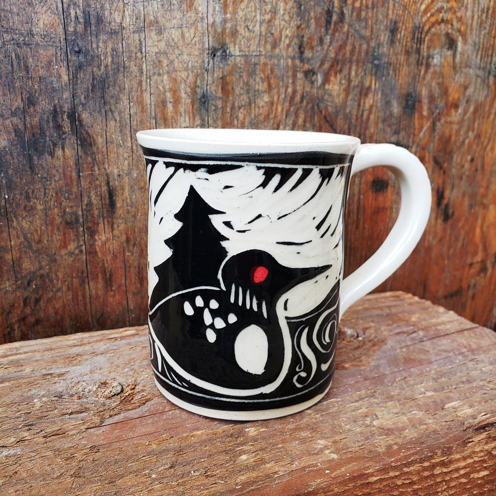 Mug Woodland Loon - Karen Gray-Eclipse Art Gallery