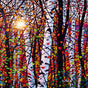 Birch Rhapsody (print) - Tim Packer-Print-Eclipse Art Gallery