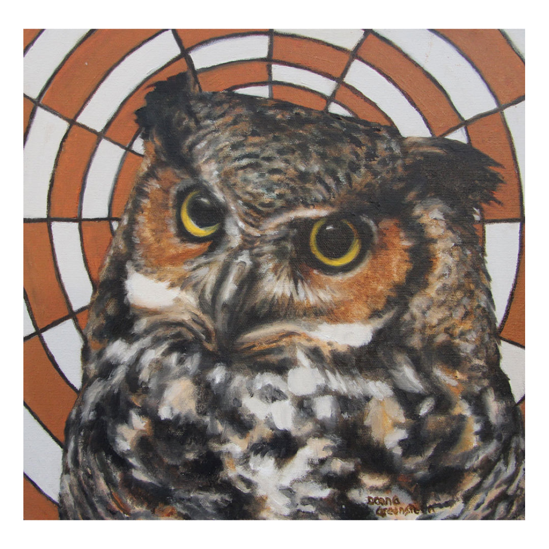 Gregorius, Great Horned Owl - Donna Greenstein