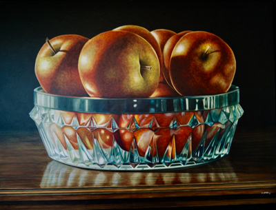 Apples - Ed Novak-Painting-Eclipse Art Gallery