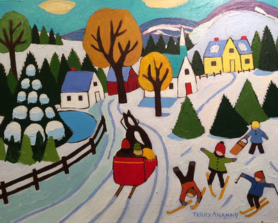 Winter  Sleigh Ride - Terry Ananny