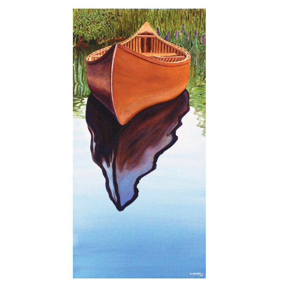 Cedar Canoe (giclee print) - Ed Novak-Print-Eclipse Art Gallery
