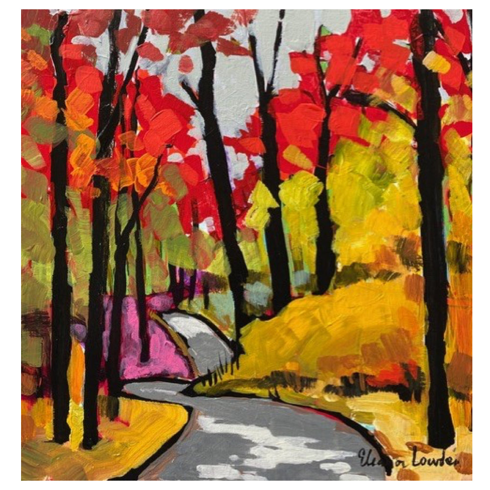 All The Colours of Autumn - Eleanor Lowden-Painting-Eclipse Art Gallery