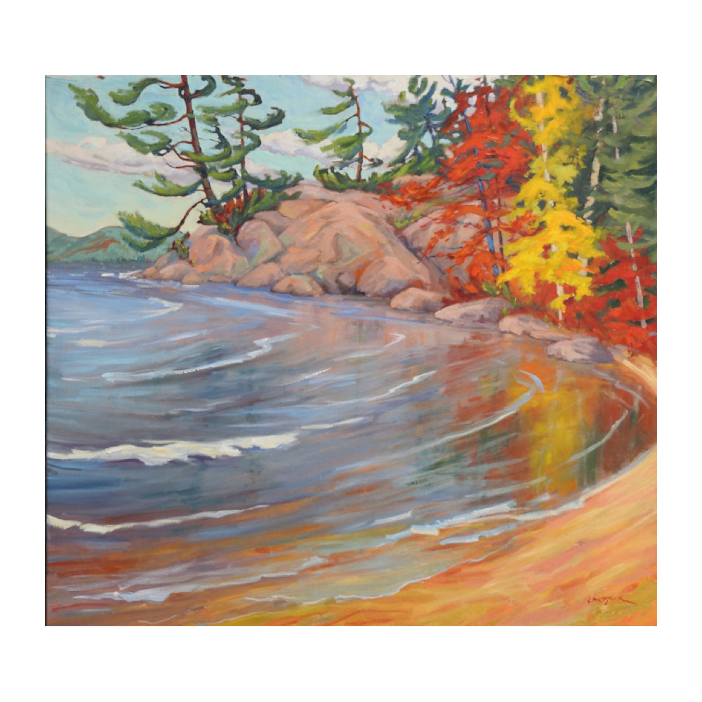 Quiet Cove - Kathy Haycock-Painting-Eclipse Art Gallery