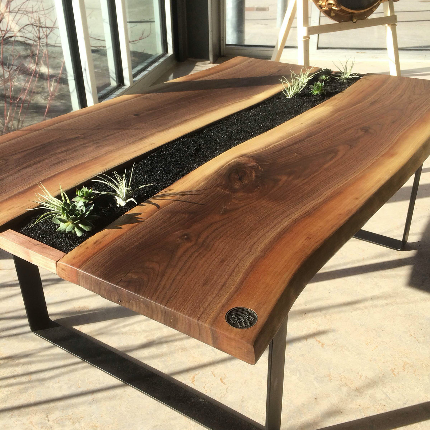 Muskoka Live Series Table - Live Edge Forest-Woodworking-Eclipse Art Gallery