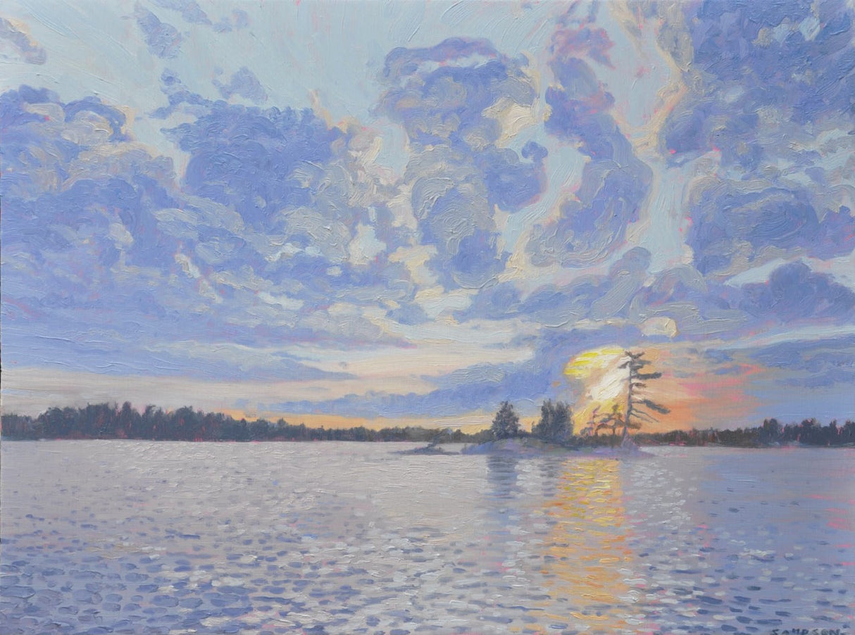 Last Light - Joe Sampson-Painting-Eclipse Art Gallery